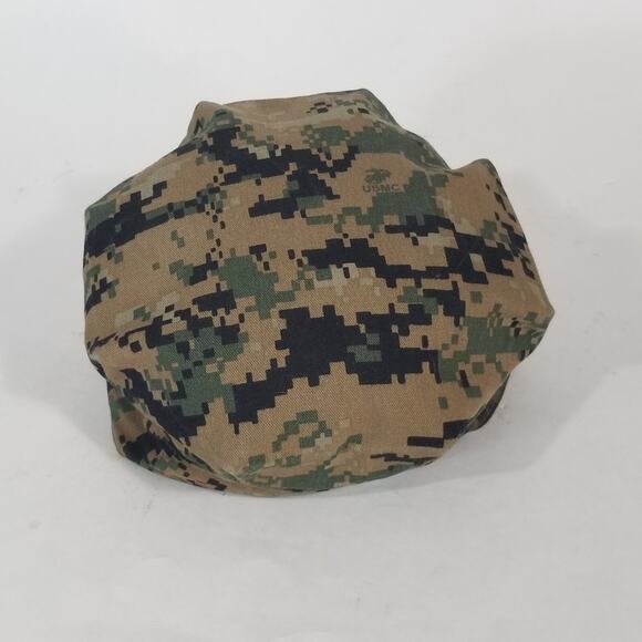 USMC Issued 8 Point Cover MARPAT Desert Woodland Marine EGA Hat Cap Lot 2 Small - Picture 12 of 15